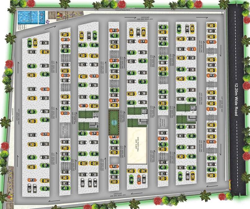 Master Plan of Shrishti Enclave in Thanisandra, Bangalore - Image 184761