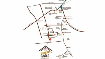 Location of Shree Akshar Sky View - Image 182171