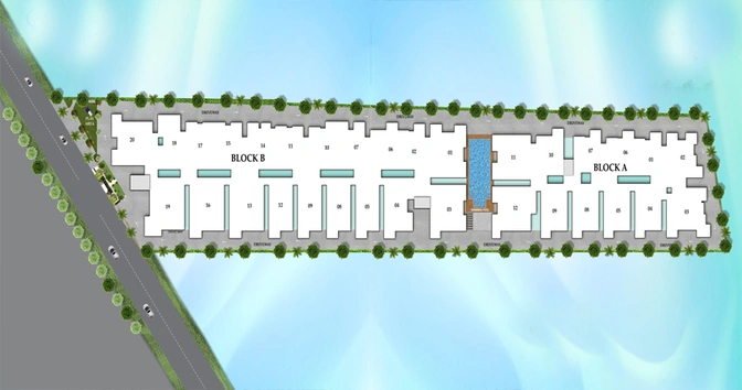 Master Plan of Splendid Lake Breez in Begur, Bangalore - Image 102363