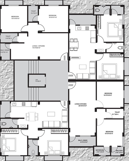 Floor Plan of AK Goverdhan Heights in Koyali, Vadodara - Image 184992