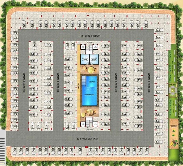 Master Plan of SS Paradise in Sarjapur Road, Bangalore - Image 184312