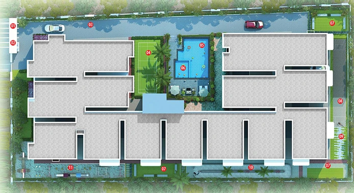 Master Plan of SJ Pinnacle in Varthur, Bangalore - Image 176902