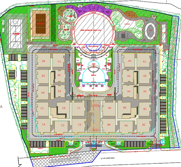 Master Plan of Ankuraa Meridian in Whitefield, Bangalore - Image 177177