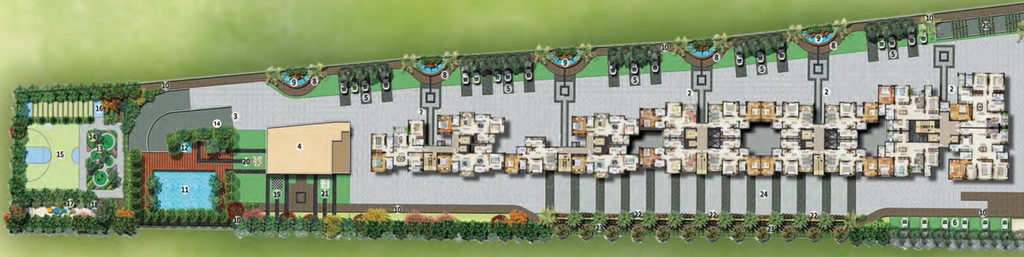 Master Plan of Frontier Heights in Sarjapur, Bangalore - Image 102391