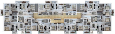 Floor Plan of Allegro Classique Windchimes in Yelahanka, Bangalore - Image 185373