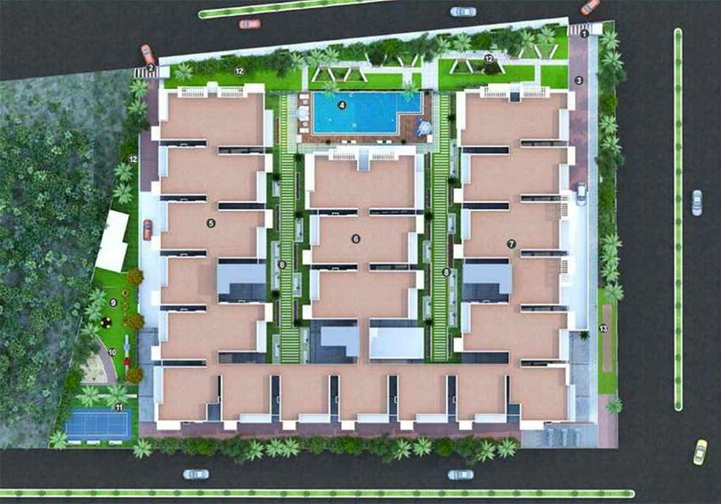 Master Plan of CJN Sai Fortune in Hoskote, Bangalore - Image 185491