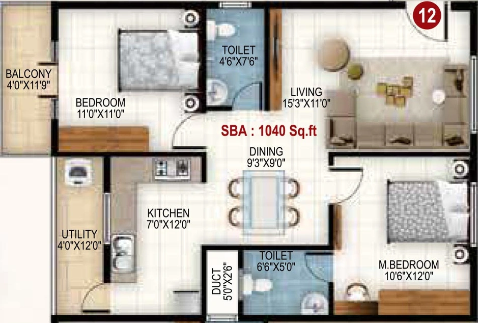 2 BHK Flat in Srinis Urbane in Volagerekallahalli, Bangalore - Image 821090