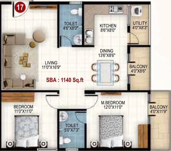 2 BHK Flat in Srinis Urbane in Volagerekallahalli, Bangalore - Image 821091