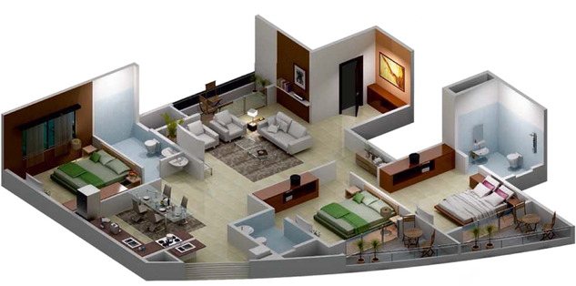 3 BHK Flat in Klassik Landmark in Sarjapur, Bangalore - Image 697712