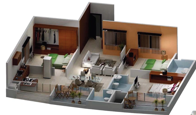 3 BHK Flat in Klassik Landmark in Sarjapur, Bangalore - Image 697710