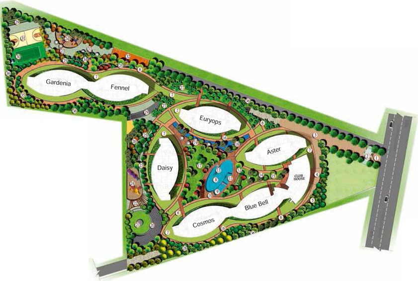 Master Plan of Klassik Landmark in Sarjapur, Bangalore - Image 103114