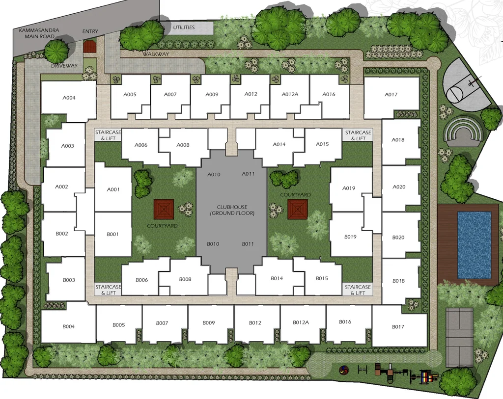 Master Plan of Surbacon Cedar in Kammasandra, Bangalore - Image 184321