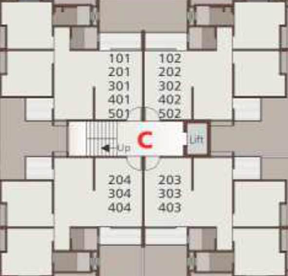 Floor Plan of Nirav Madhav Resi Cum Plaza Phase 2 in Sayajipura, Vadodara - Image 185495