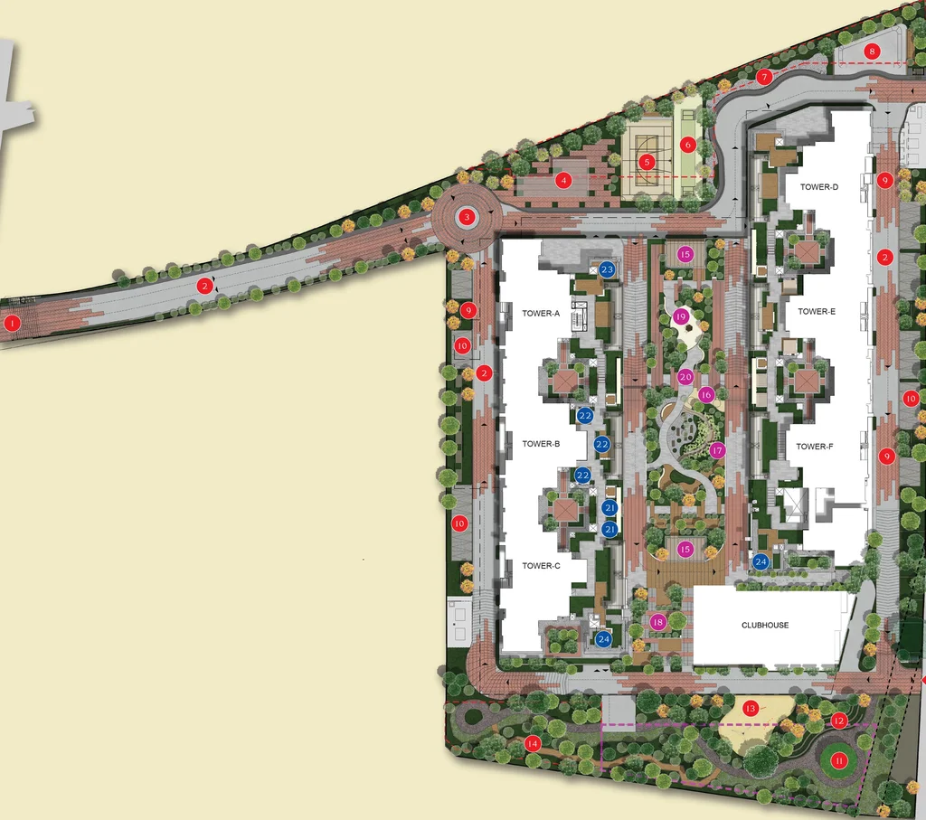 Master Plan of Brigade Insignia in Yelahanka, Bangalore - Image 188538