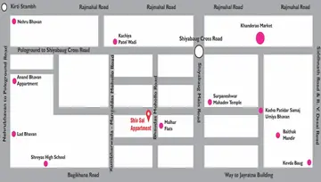 Location of SK Shiv Sai Apartment - Image 194710