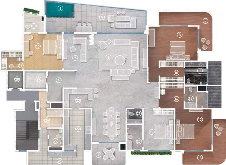 4 BHK Flat in MAIA Pelican Grove in Jakkur, Bangalore - Image 697053