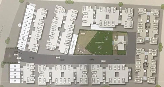 Master Plan of Parthiv Dream Aatman in Kalali, Vadodara - Image 184466