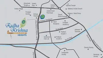 Location of Mangalam Radha Krishna Heights - Image 193021