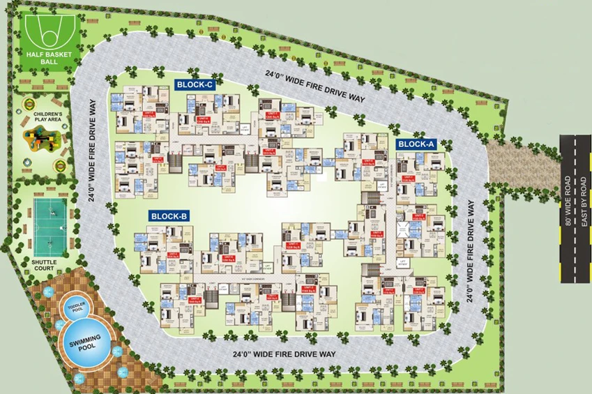Master Plan of Panchmukhi Paradise in Rajarajeshwari Nagar, Bangalore - Image 102920