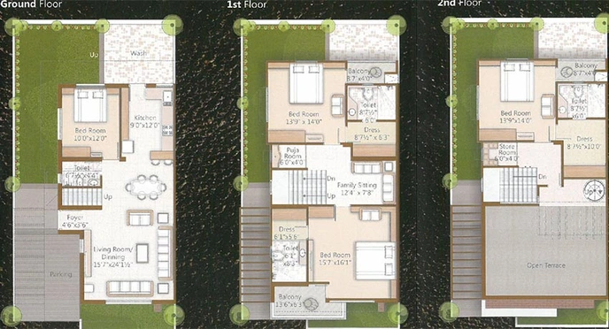 4 BHK House/Villa in Shreekunj Greens in Gotri, Vadodara - Image 826719