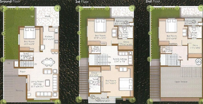 4 BHK House/Villa in Shreekunj Greens in Gotri, Vadodara - Image 826720