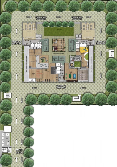 Master Plan of Cardinal One in Yeshwanthpur, Bangalore - Image 104173