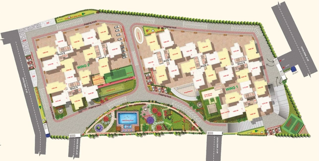 Master Plan of Pioneer KRS Park Royal in Kengeri, Bangalore - Image 103203