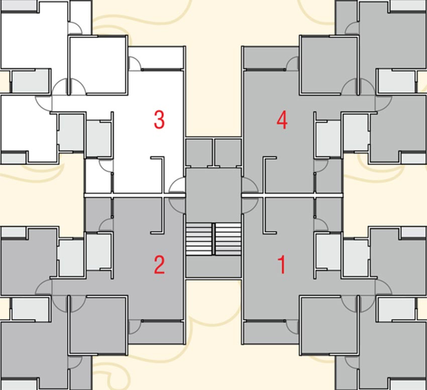 Floor Plan of Royal Gold in Waghodia Road, Vadodara - Image 194383