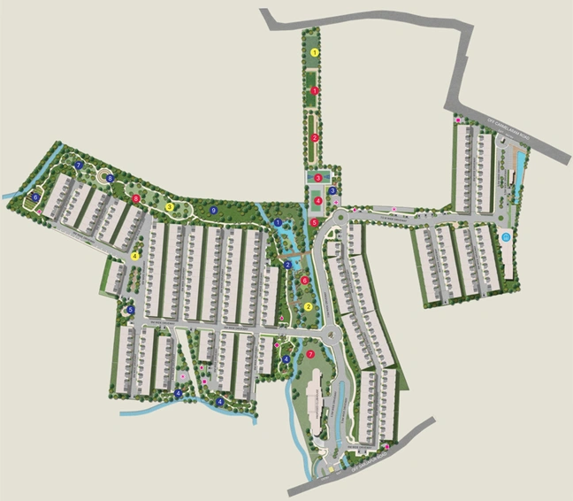 Master Plan of Sobha Crystal Meadows in Sarjapur, Bangalore - Image 103553