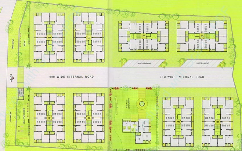 Master Plan of Satva Prime in Chhani, Vadodara - Image 194015