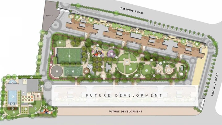 Master Plan of Kolte Aros in Hinjewadi, Pune - Image 104247