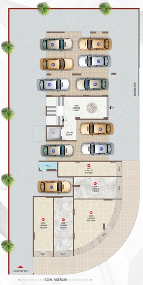 Master Plan of Pinnacle Innovative Crystal in Kharghar, Navi Mumbai - Image 104276