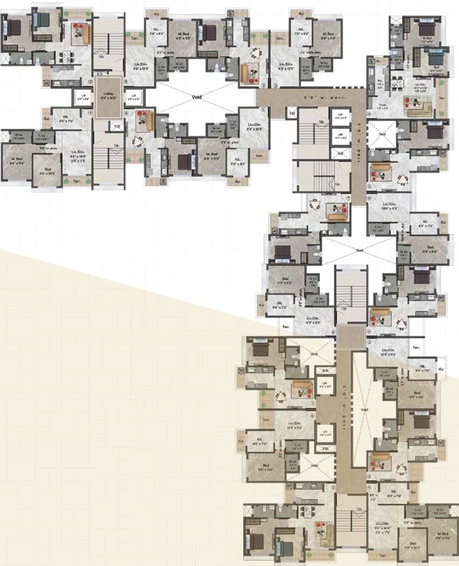 Floor Plan of Siddhivinayak Gaurav in Taloja, Navi Mumbai - Image 35593
