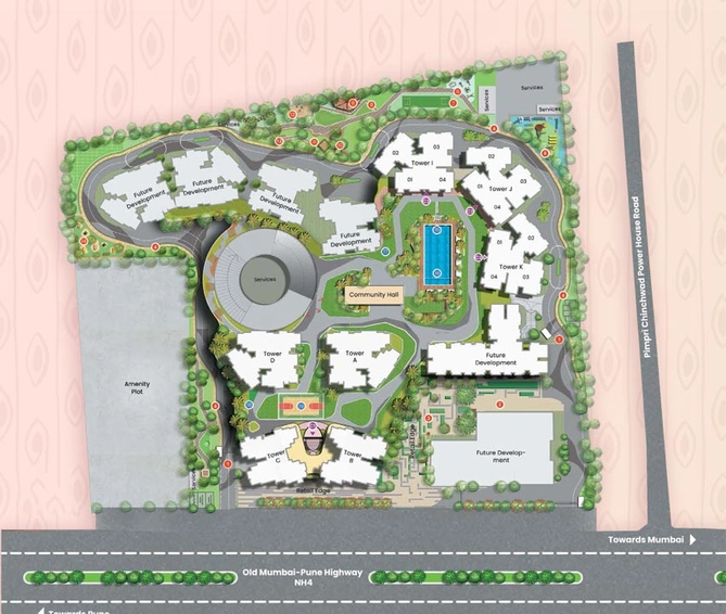 Master Plan of Mahindra Citadel Bastion in Pimpri Chinchwad, Pune - Image 104333