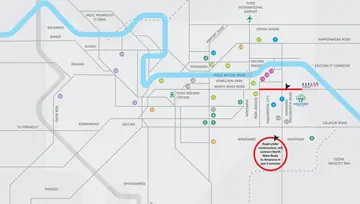 Location of Amanora Gold Towers - Image 104360
