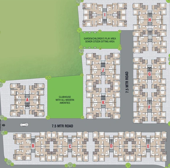 Master Plan of Samanvay Sparsh in Manjalpur, Vadodara - Image 193406