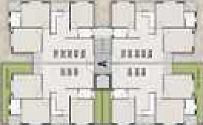 Floor Plan of Shree Swaminarayan Park in Waghodia Road, Vadodara - Image 202221