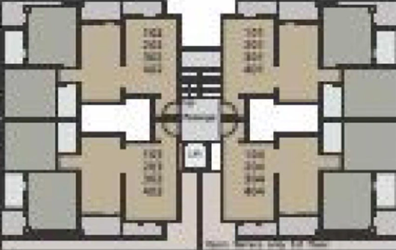 Floor Plan of Shivam Rudraksh Bliss in Waghodia Road, Vadodara - Image 194538