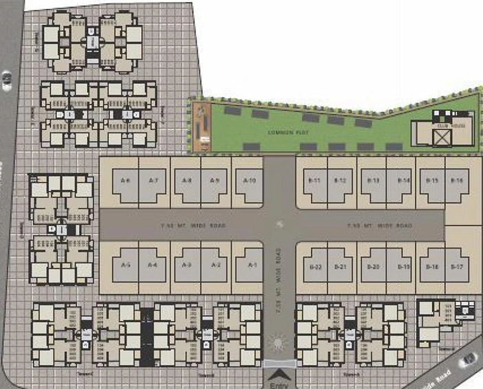 Master Plan of Shivam Rudraksh Bliss in Waghodia Road, Vadodara - Image 194537