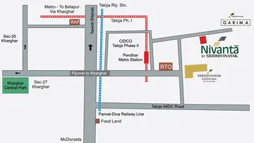Location of Siddhivinayak Nivanta - Image 35618