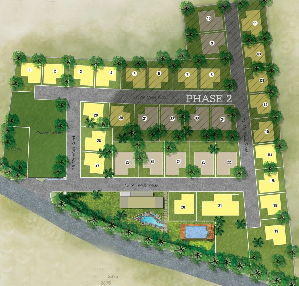 Master Plan of Aim Asopalav Presidential Villas in Kalali, Vadodara - Image 182940