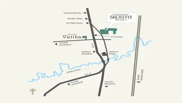 Location of Vedant Srushti - Image 167403