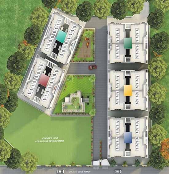 Master Plan of Kraft Solitaire in Kareli Baug, Vadodara - Image 166191