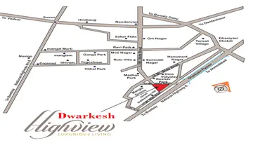 Location of Dwarkesh Highview - Image 166069