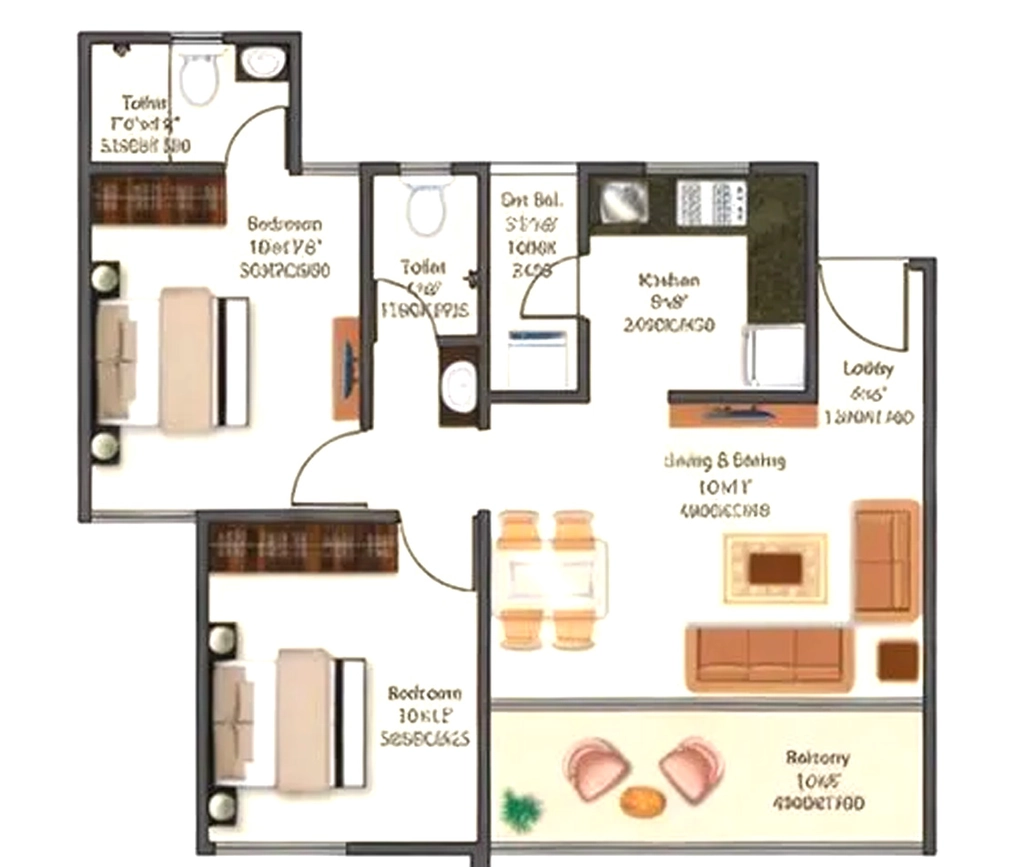 3 BHK Flat in Mantra Insignia in Mundhwa, Pune - Image 920635
