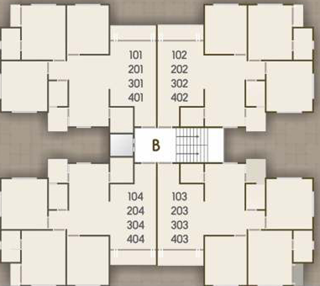 Floor Plan of Raamah Shiv Vatika in Vasna Road, Vadodara - Image 165990