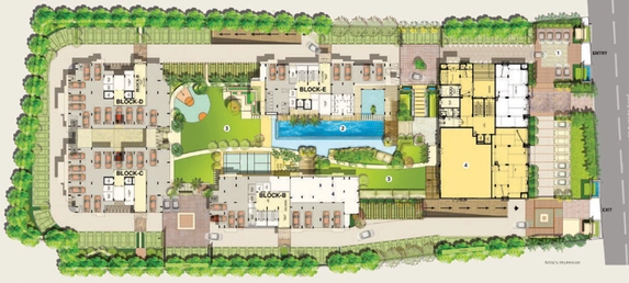 Master Plan of Trimurtys Ariana in Jagatpura, Jaipur - Image 192004