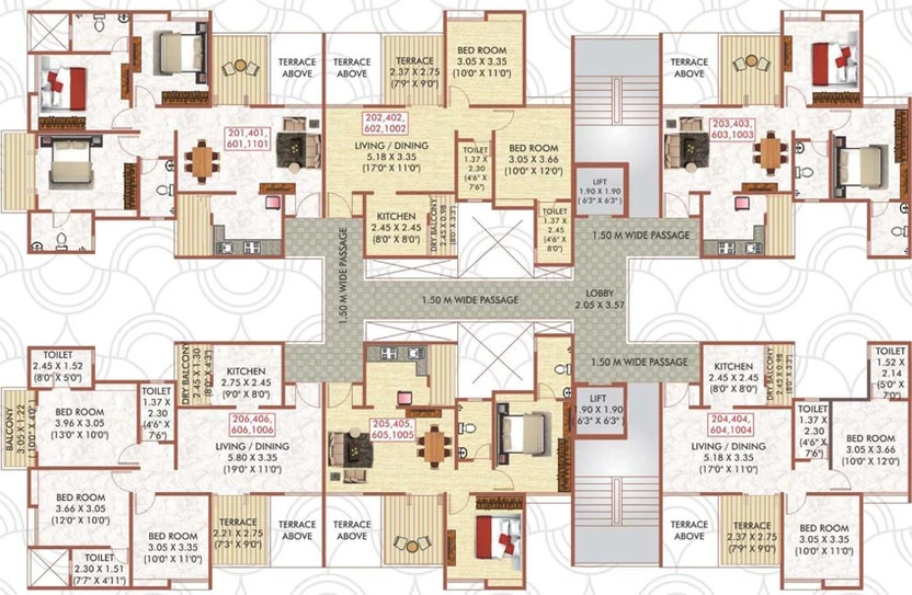 Floor Plan of ARV Regalia in NIBM, Pune - Image 104930