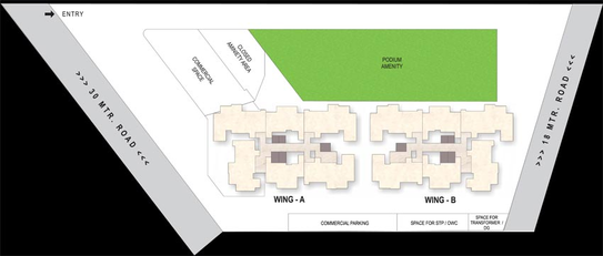 Master Plan of City One Vezdaa in Kiwale, Pune - Image 104964