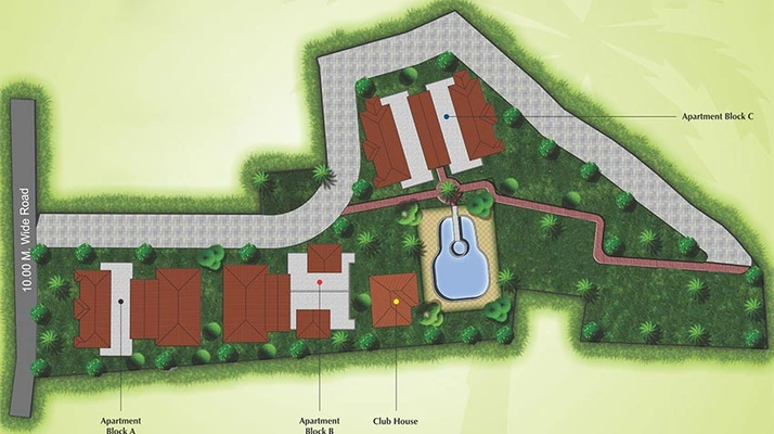 Master Plan of Manglam Aqua Grandiosa in Arpora, Goa - Image 162727